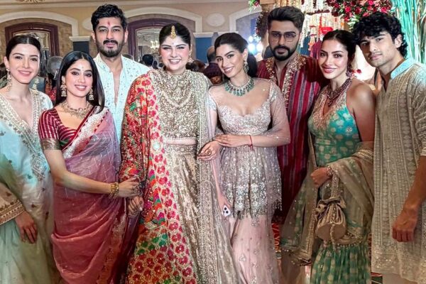 At Anshula Kapoor's Wedding Celebrations
