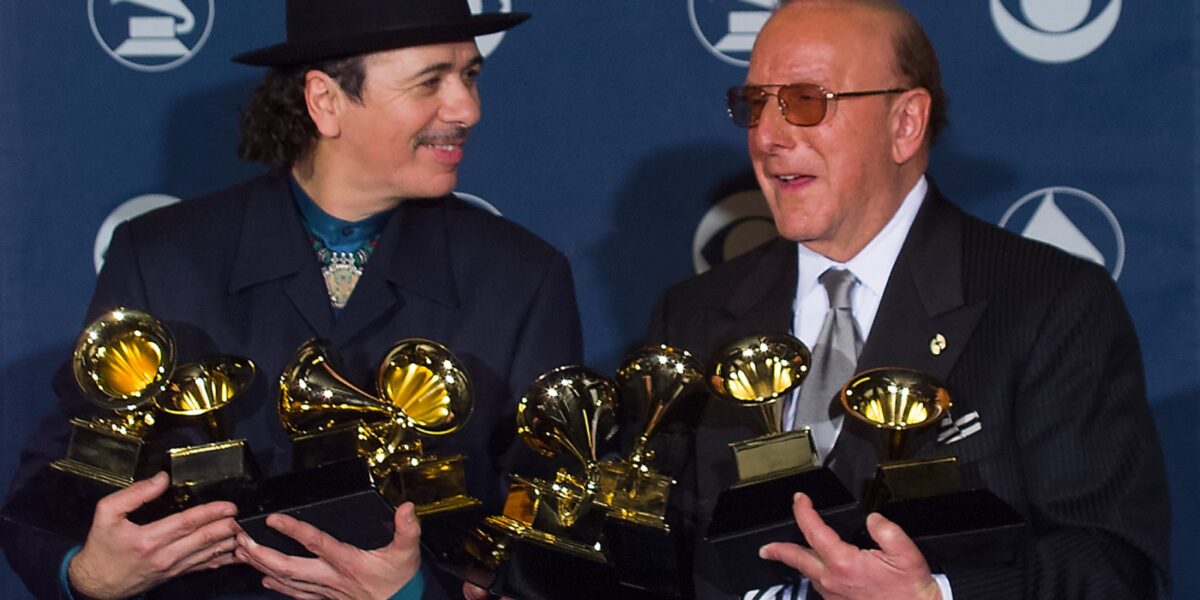 Carlos Santana Remembers ‘Visionary’ Record Exec Clive Davis: He ‘Recognized the Light in People’