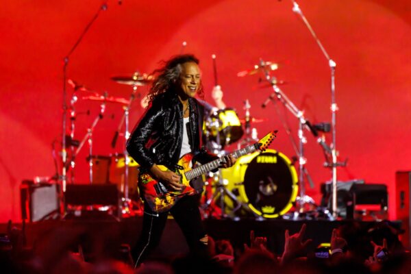 Karma: Metallica’s Kirk Hammett Falls Off Stage Days After Enraging Swifties