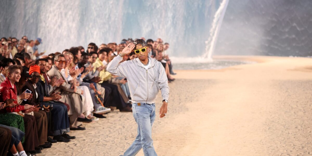 Pharrell Williams Debuts Collaborations With Quavo, Lil Baby, Angelique Kidjo at Louis Vuitton Show