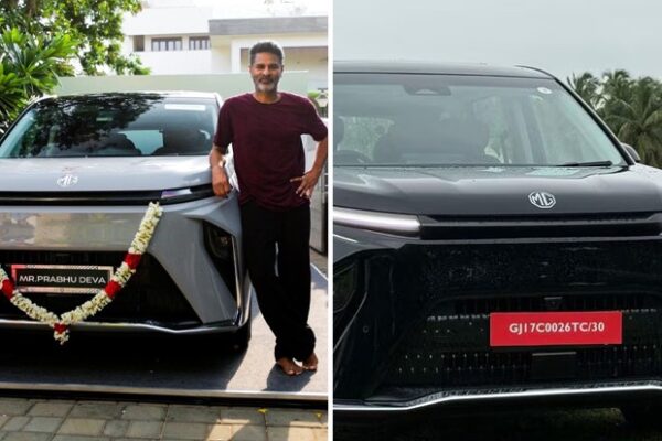 Prabhu Deva adds a new luxury ride to his garage; takes delivery of MG M9 Presidential Limousine