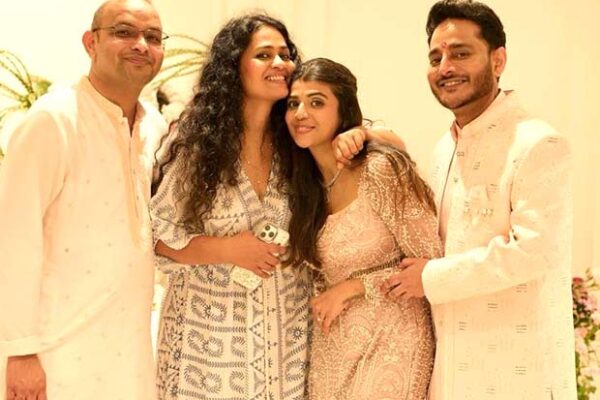 EXCLUSIVE: Tanishk Bagchi gets engaged to Payal Dangodra in a close-knit ceremony at Mahaveer Jain’s home; Amruta Fadnavis attends