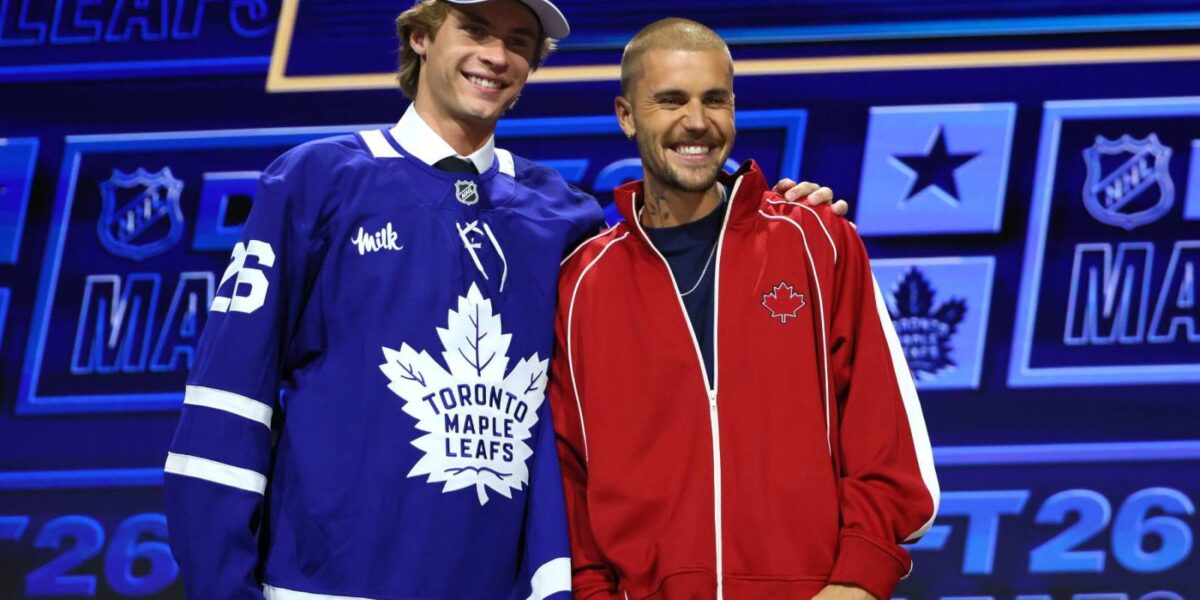 Justin Bieber Announces Number 1 Pick for Hometown Maple Leafs at 2026 NHL Draft