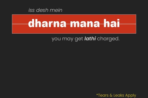 Youth Protests And Bollywood-Inspired Posters