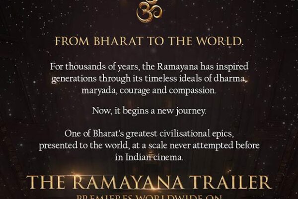 Ranbir Kapoor starrer Ramayana trailer to launch Worldwide on July 24