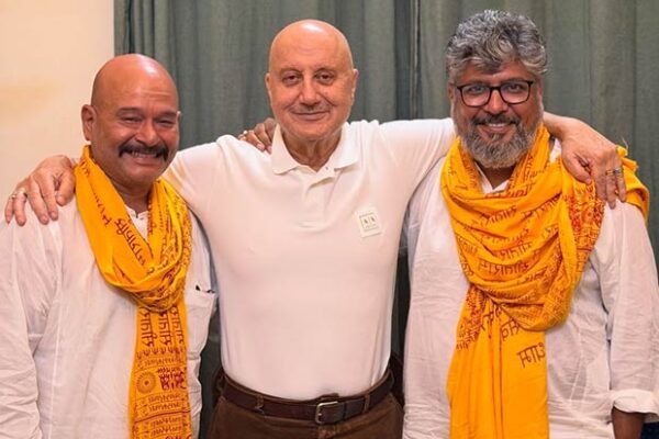 Anupam Kher wraps first schedule of Shri Ram Bhoomi in Ayodhya; says, “A part of me stayed behind”