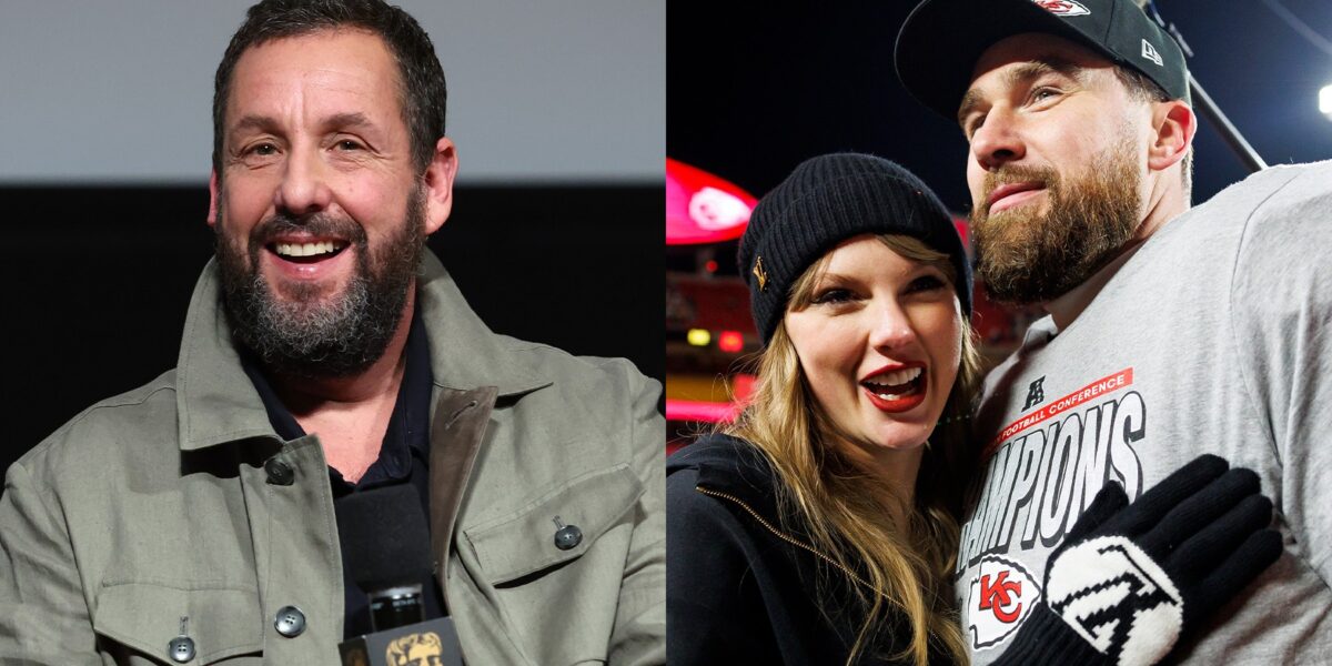 Adam Sandler’s Marital Advice to Taylor Swift and Travis Kelce: ‘Kiss Every Chance You Have’