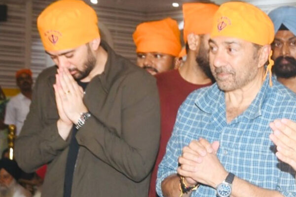 Sunny Deol and Karan Deol seek blessings at Patna Sahib ahead of Batwara 1947: "Feeling truly blessed"
