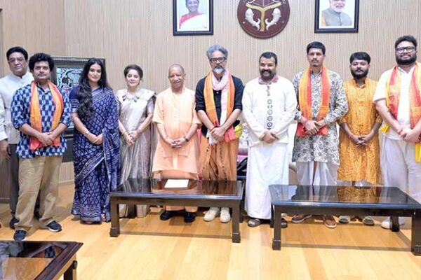 Hanuman Ansh team meets Uttar Pradesh Chief Minister Yogi Adityanath amid box office triumph