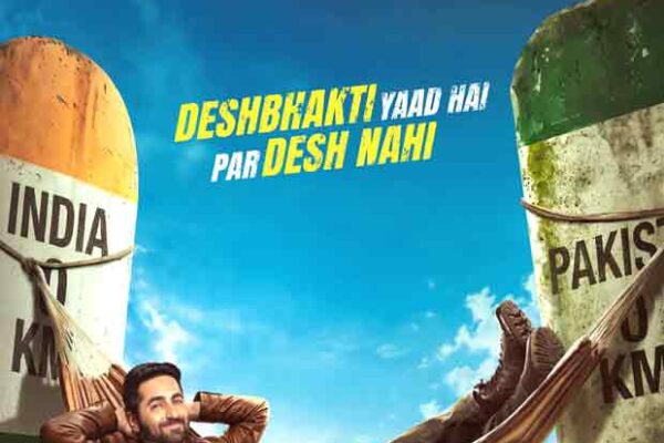 Ayushmann Khurrana literally hangs between India and Pakistan in quirky first poster of Udta Teer; film to release on October 9