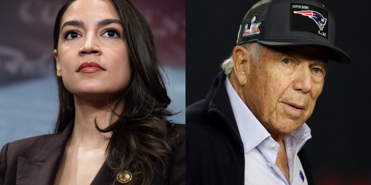 AOC Says Robert Kraft Lined Up Stadiums to Censor Macklemore’s ‘Free Palestine’ Comments