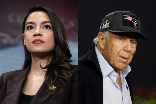 AOC Says Robert Kraft Lined Up Stadiums to Censor Macklemore’s ‘Free Palestine’ Comments