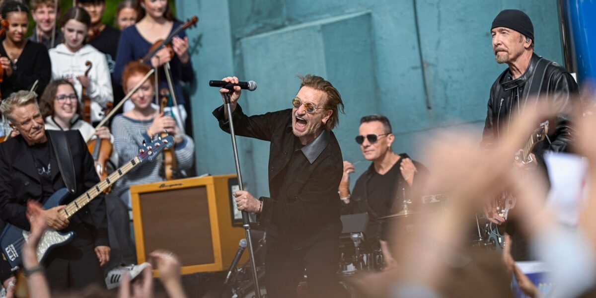 See U2’s 50th-Anniversary Performance at Their Old High School